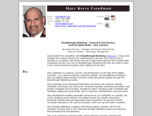 Tablet Screenshot of marcfreedman.com